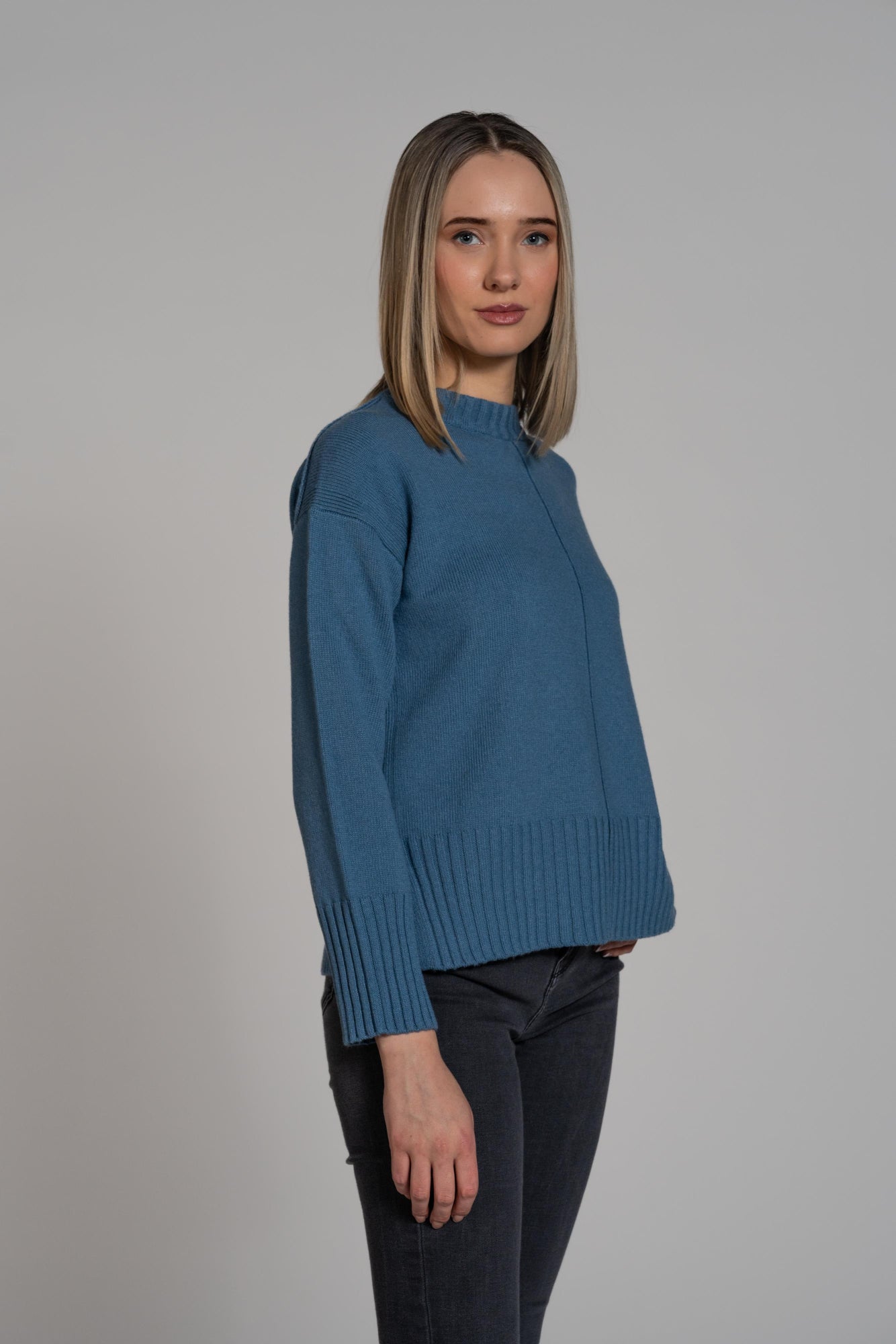 The Fashion People Pullover  blau