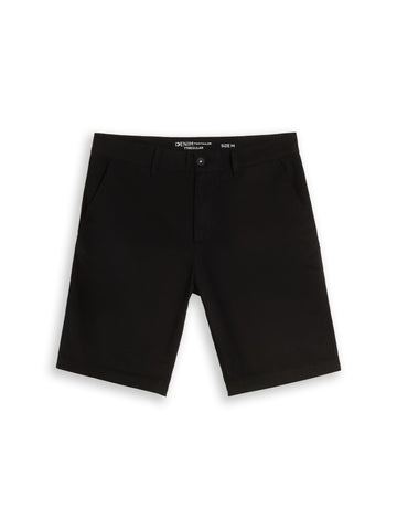 Chino-Shorts mit Logo-Stickerei