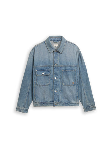 Jeansjacke mit Eingriffstaschen