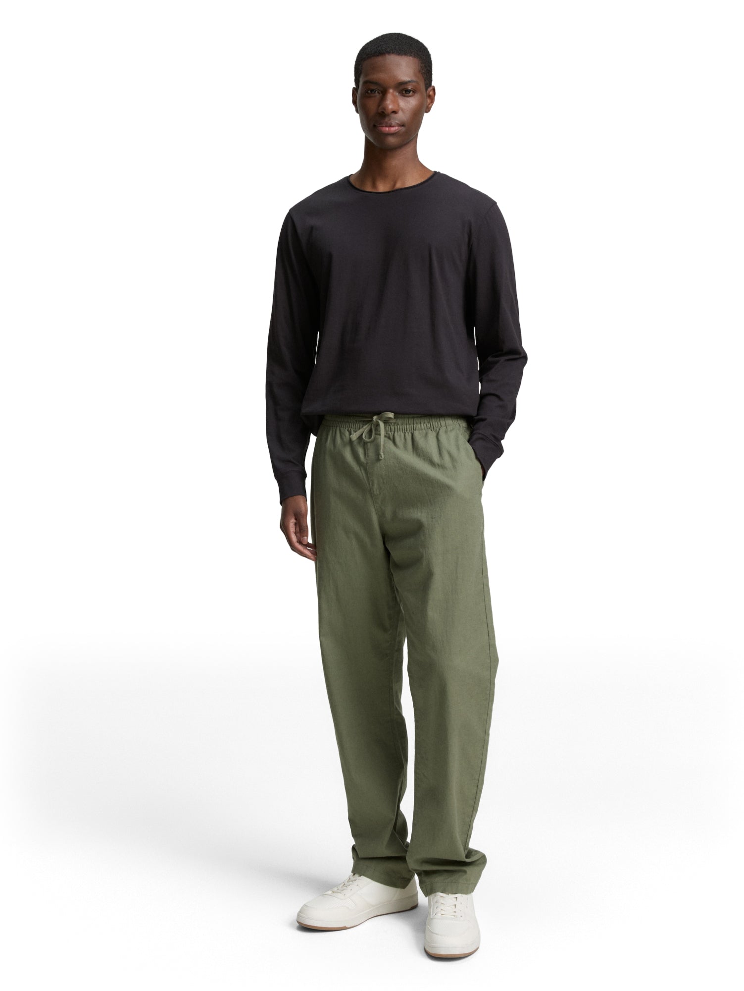 Tom Tailor Denim Langarmshirts  schwarz