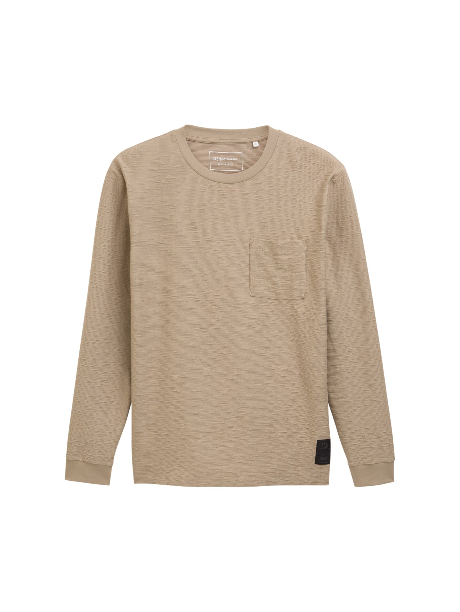 Tom Tailor Denim Langarmshirts  braun