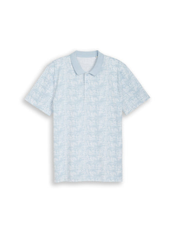 Polohemd mit Palmen-Muster