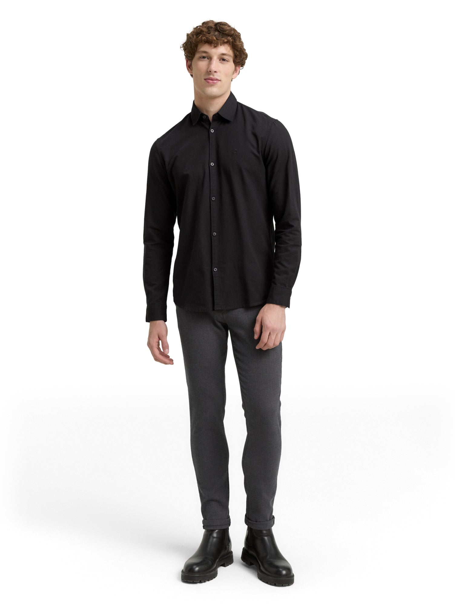 Tom Tailor Denim Hemden  schwarz