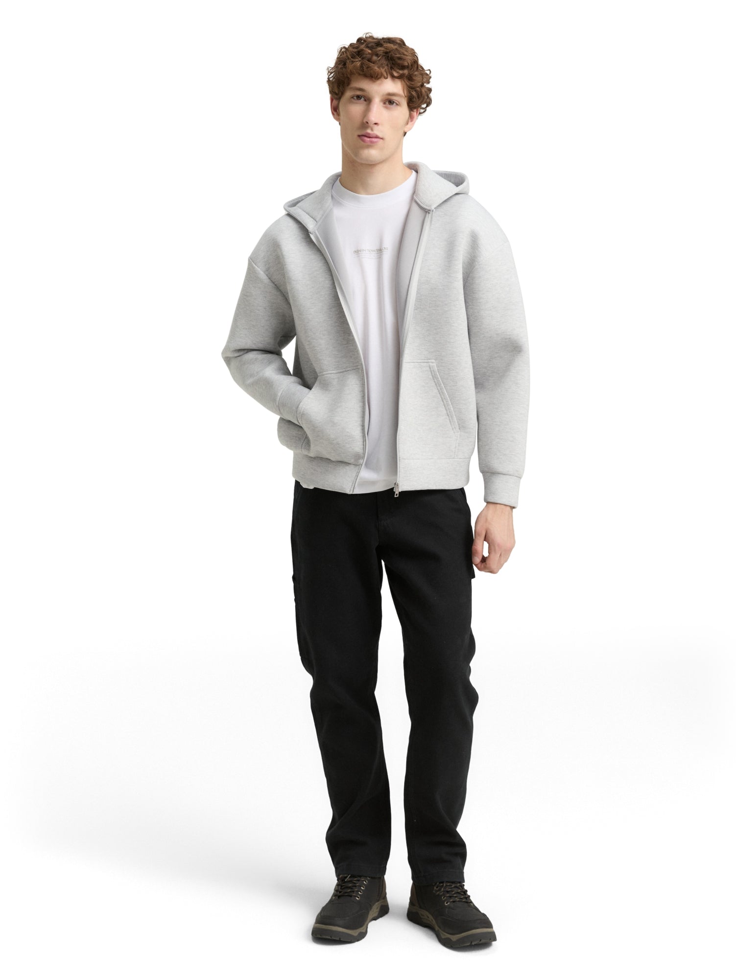 Tom Tailor Denim Shirtjacken  hellgrau