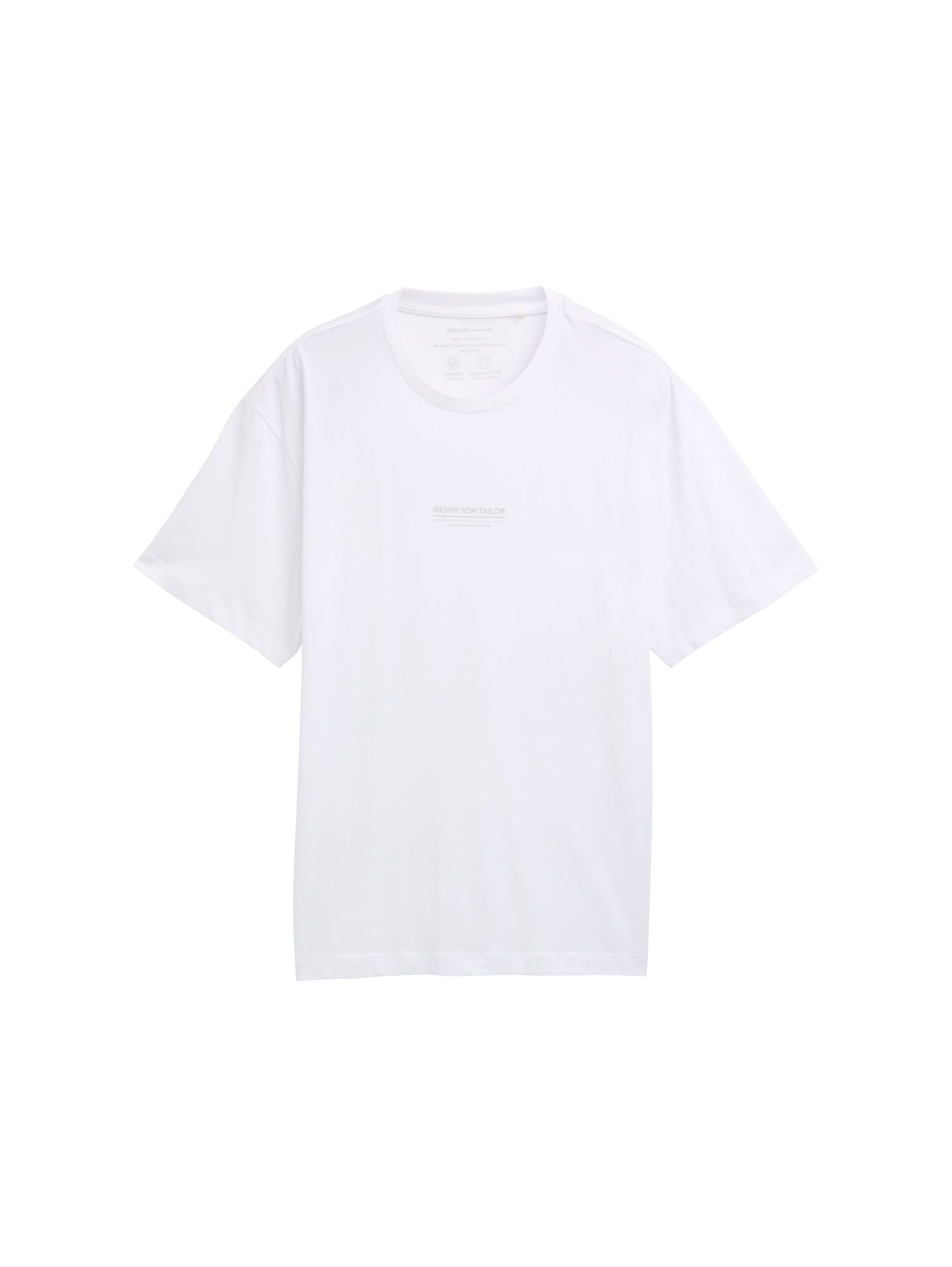 Tom Tailor Denim T-Shirts  weiß