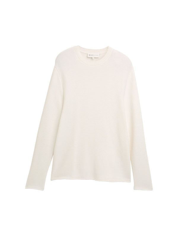 Tom Tailor Denim Pullover  creme