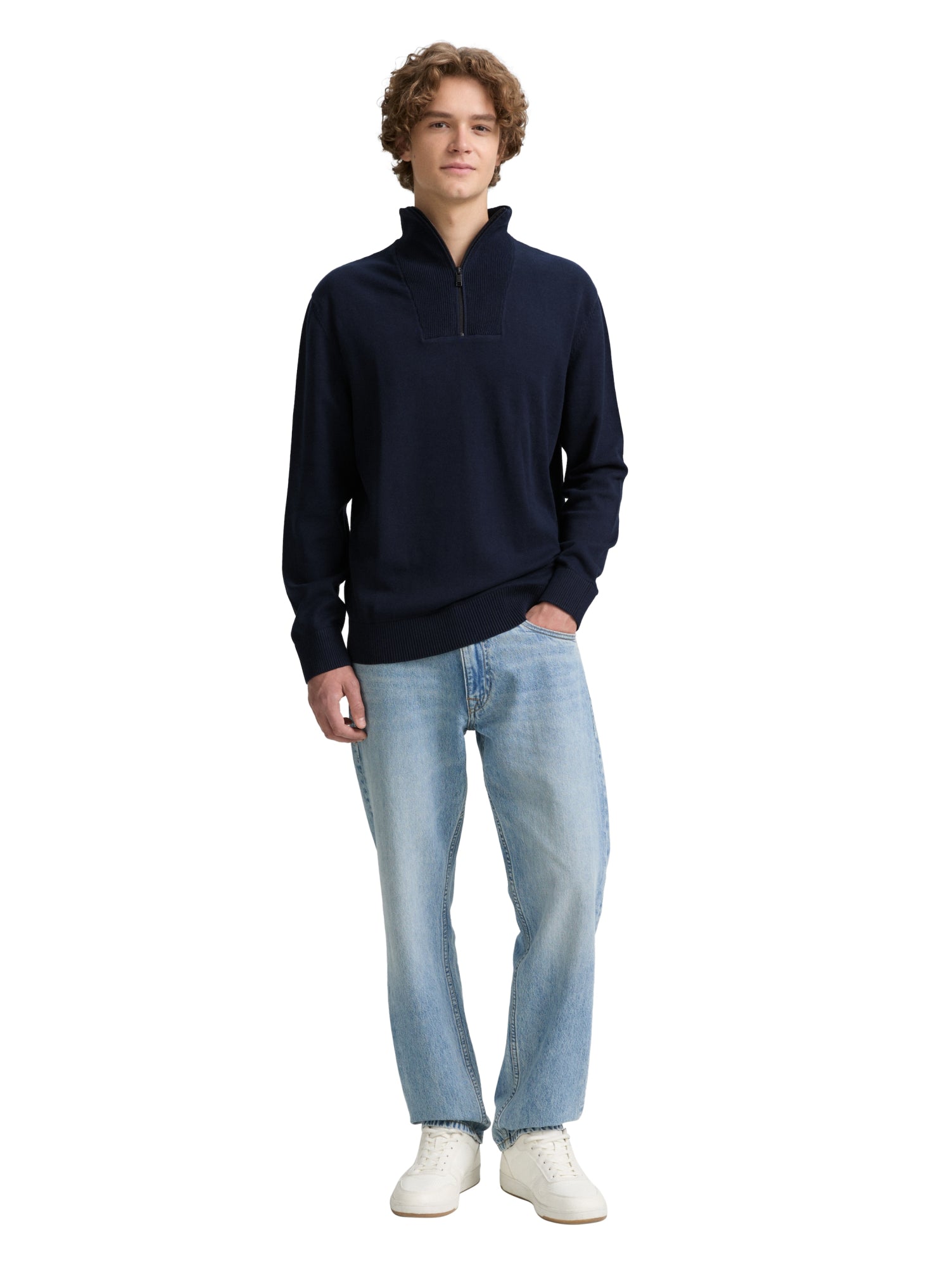 Tom Tailor Denim Pullover  dunkelblau