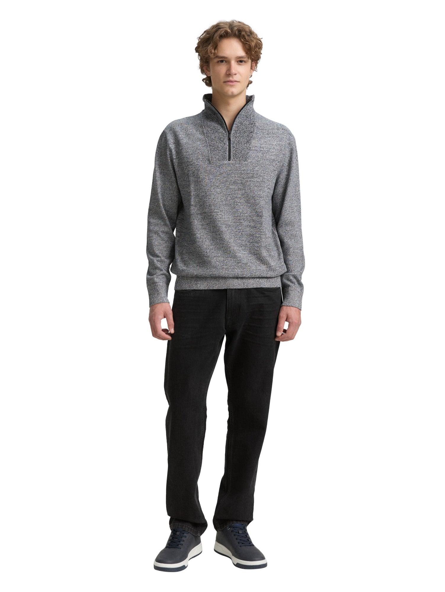 Tom Tailor Denim Pullover  grau
