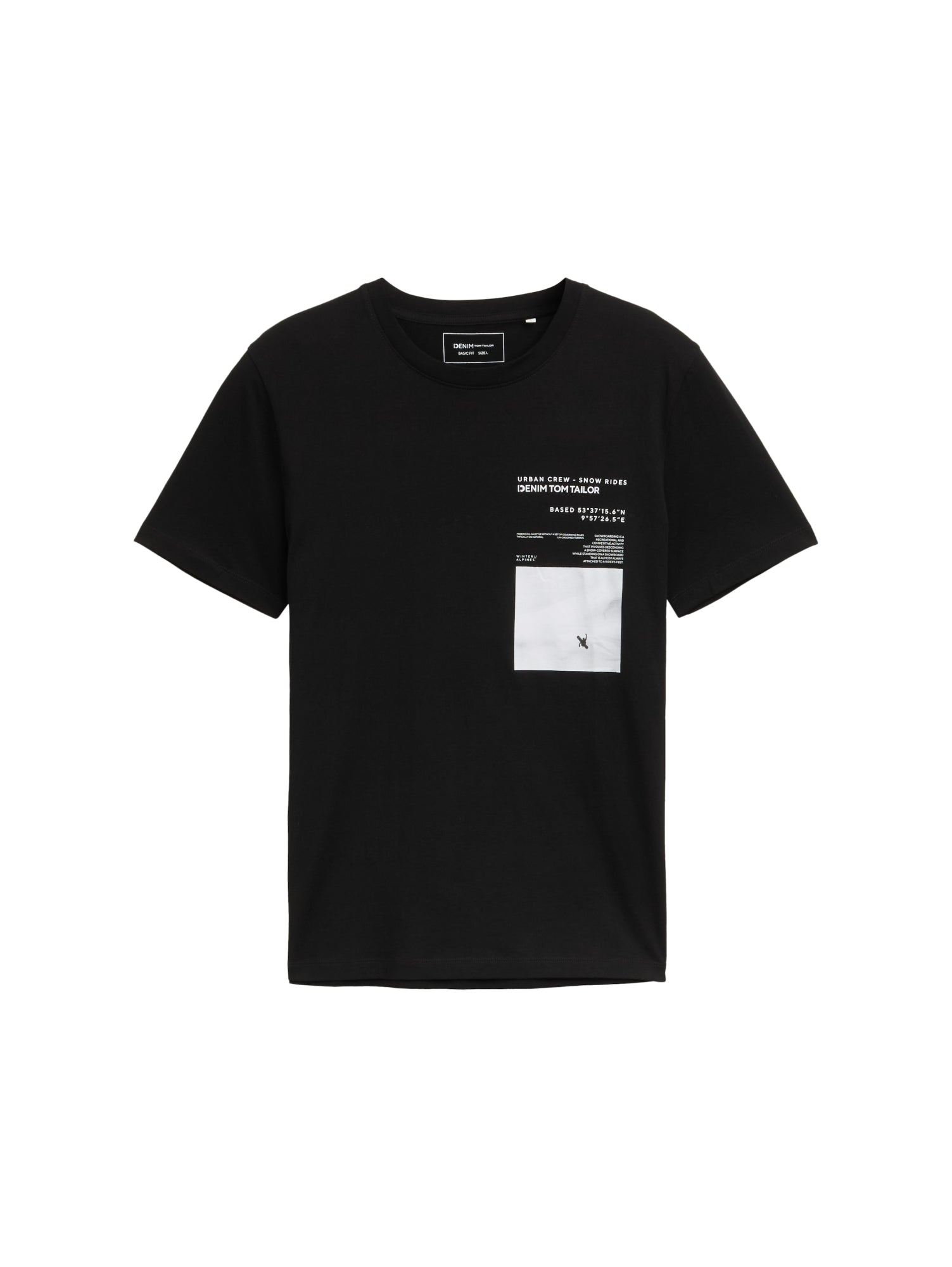 Tom Tailor Denim T-Shirts  schwarz