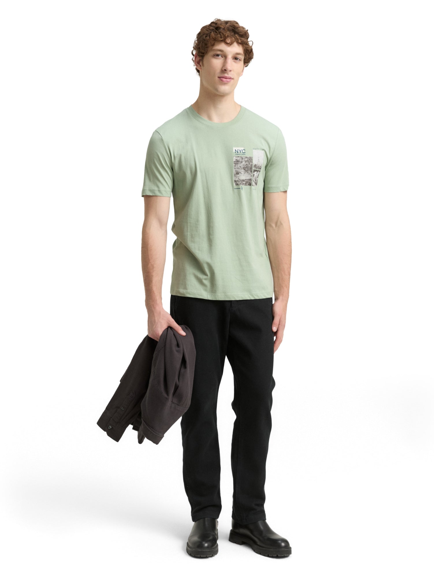 Tom Tailor Denim T-Shirts  grün
