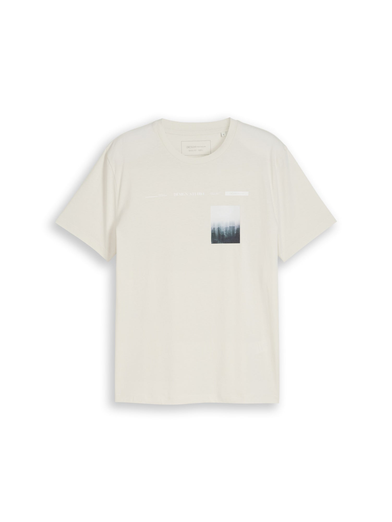 Tom Tailor Denim T-Shirts  weiß