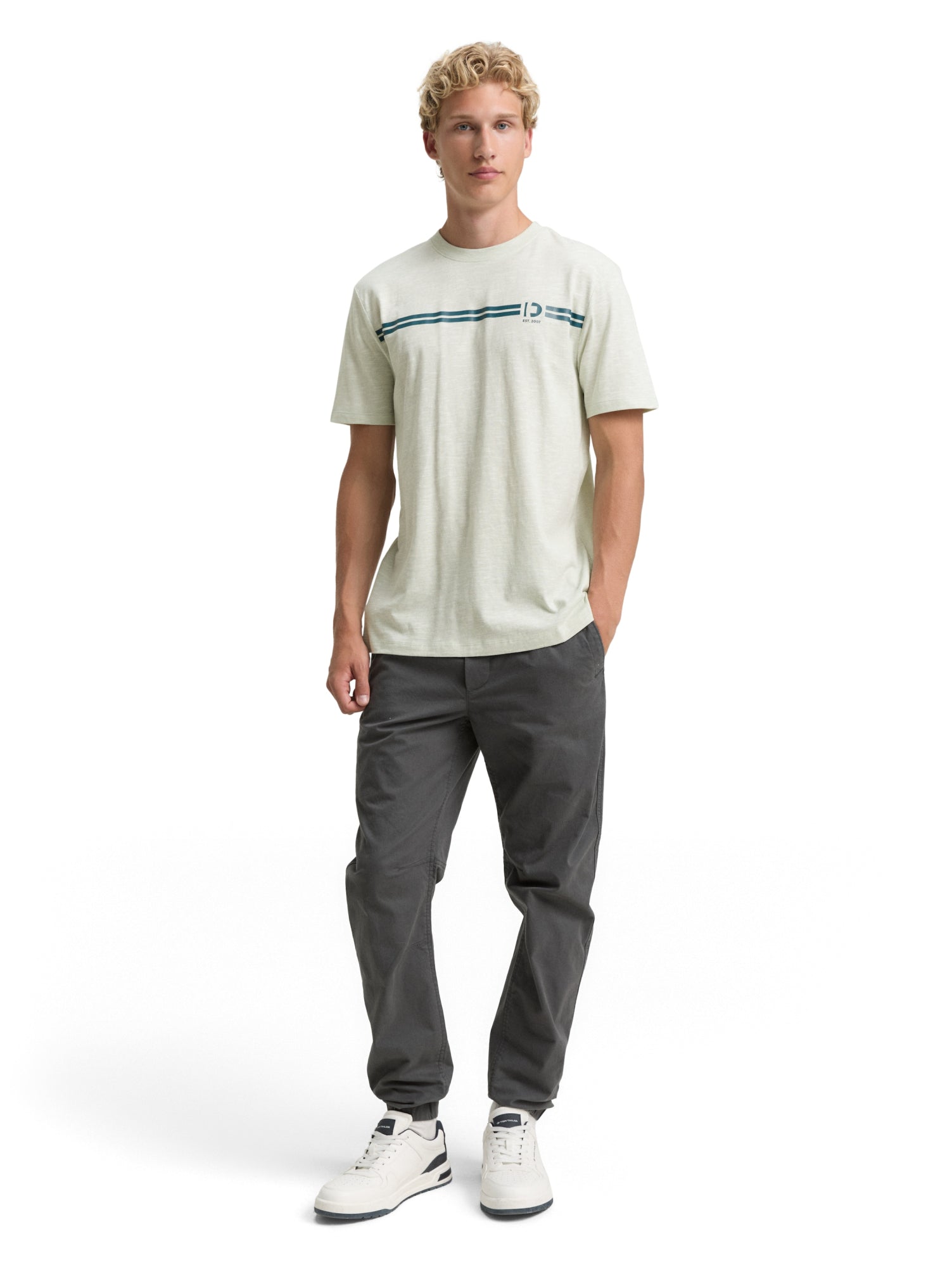 Tom Tailor Denim T-Shirts  creme