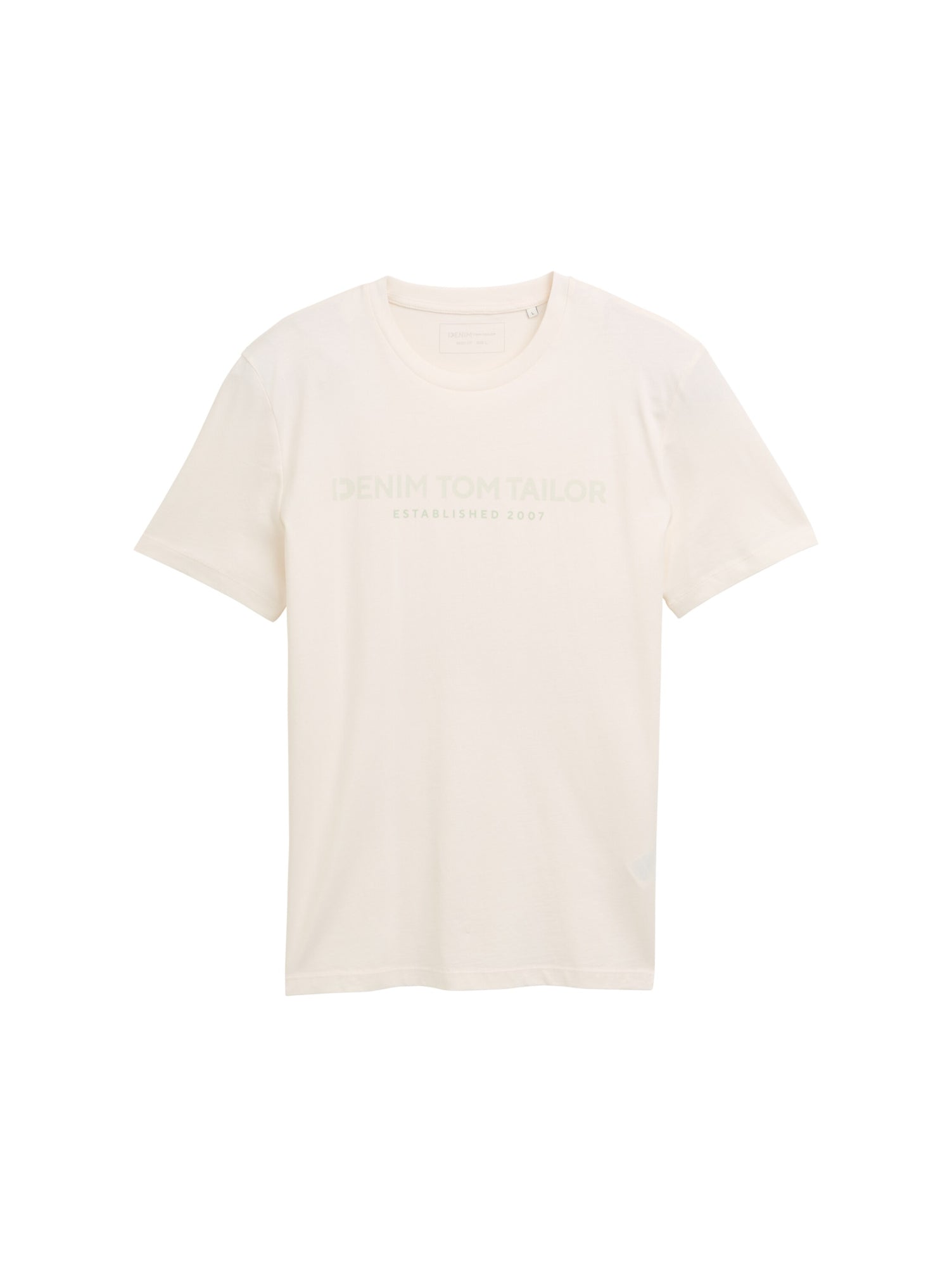 Tom Tailor Denim T-Shirts  beige