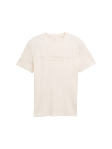 T-Shirt mit Logo Print