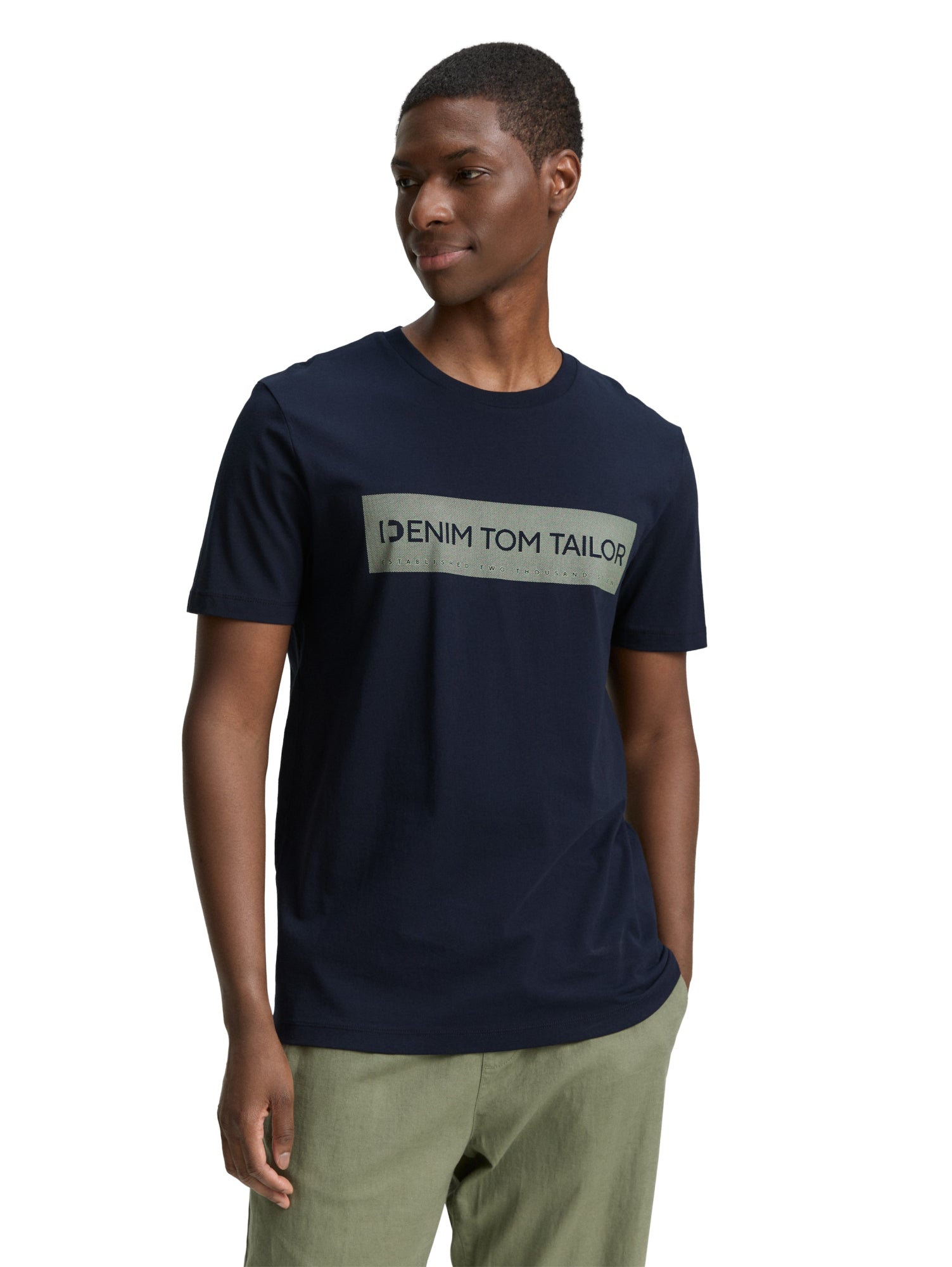 Tom Tailor Denim T-Shirts  dunkelblau