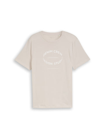 T-Shirt mit Logo Print