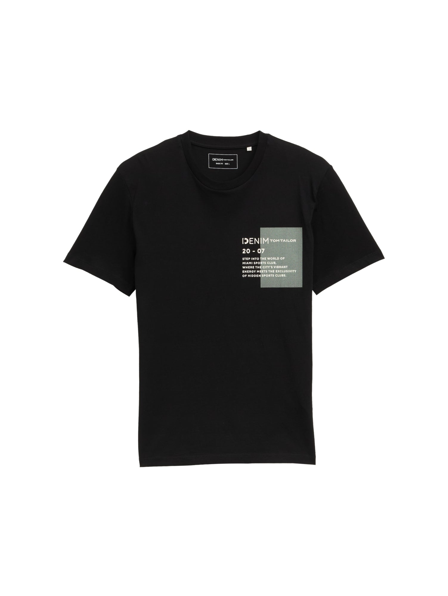 Tom Tailor Denim T-Shirts  schwarz