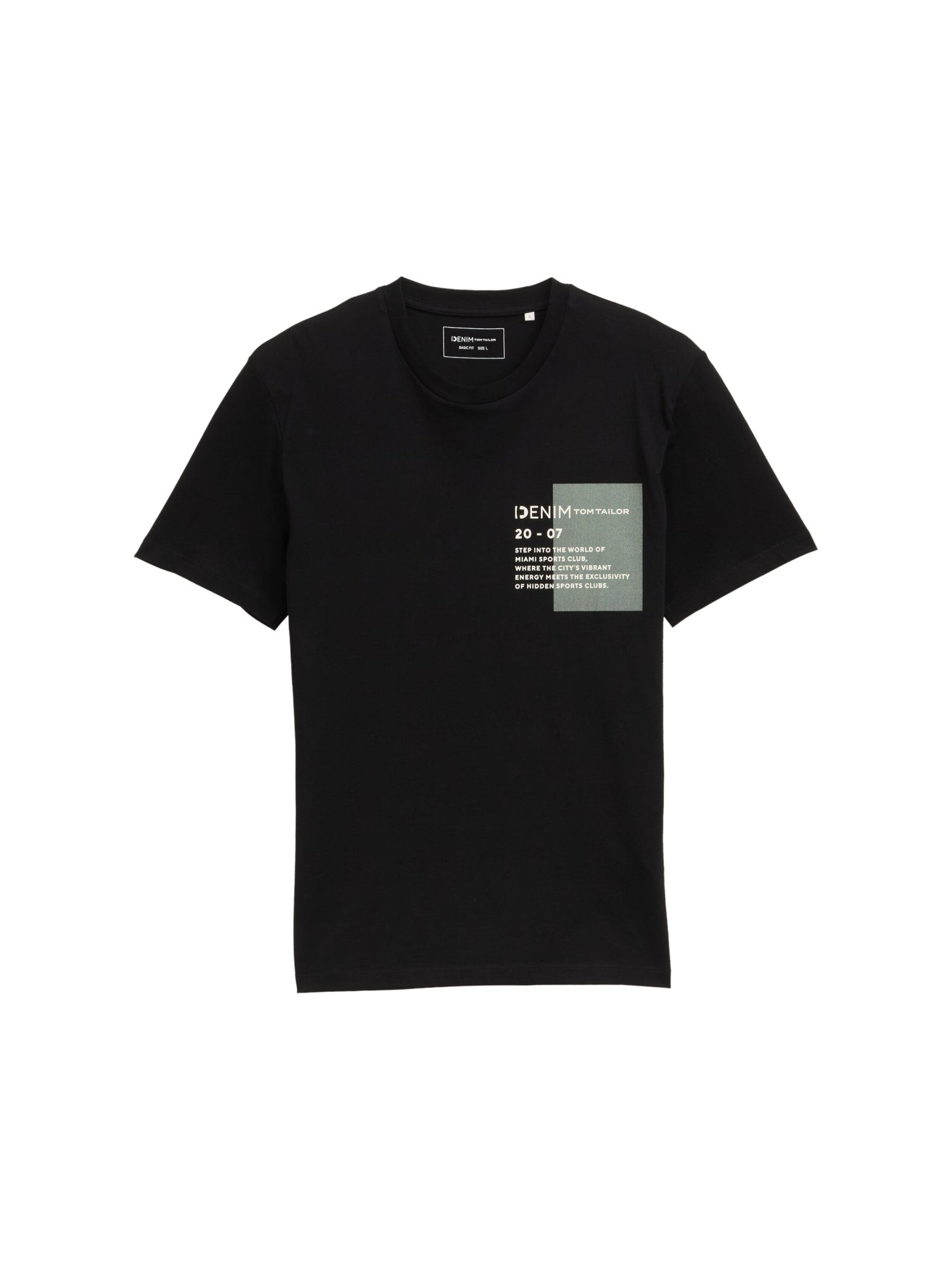 Tom Tailor Denim T-Shirts  schwarz