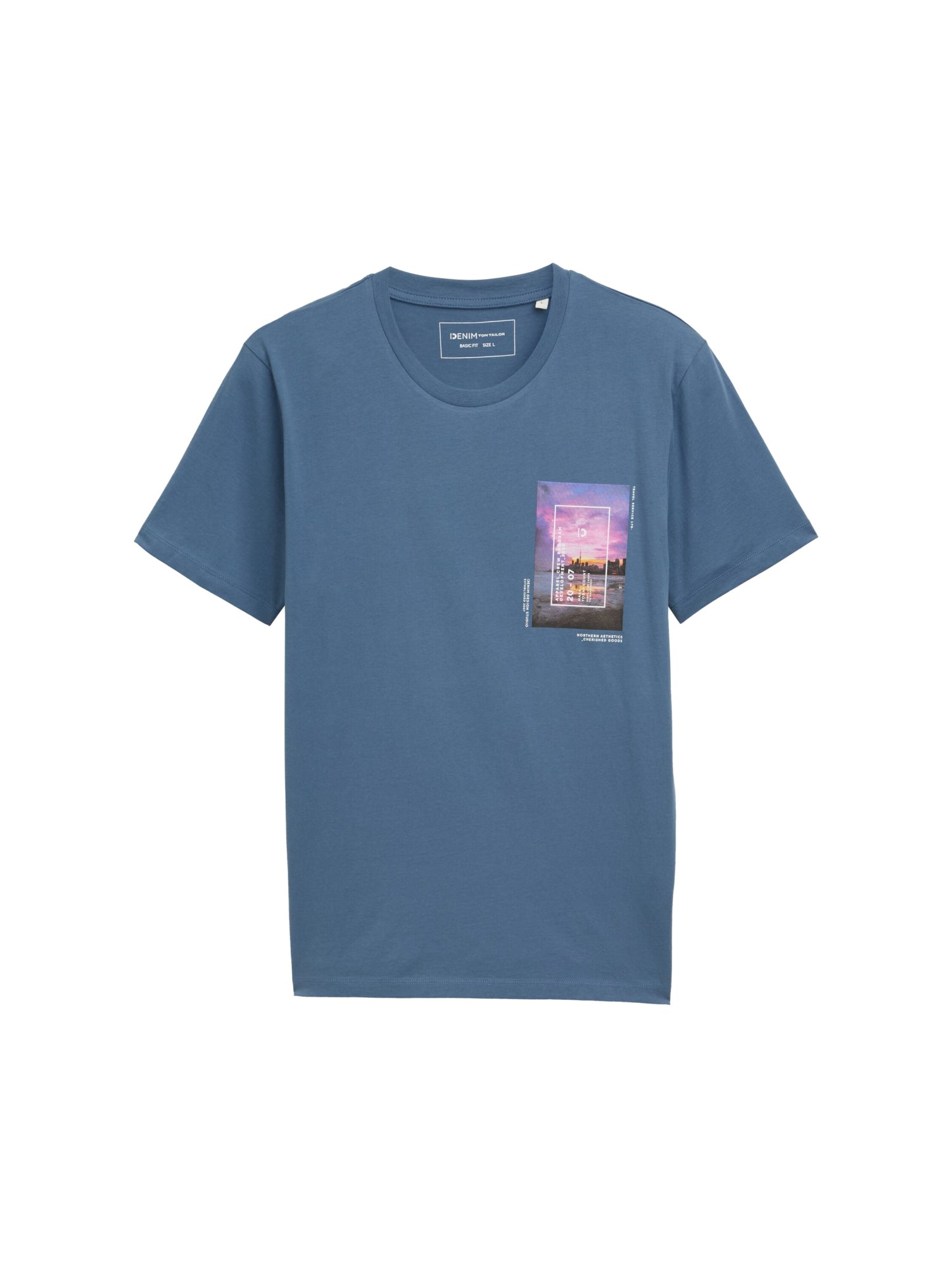 Tom Tailor Denim T-Shirts  blau