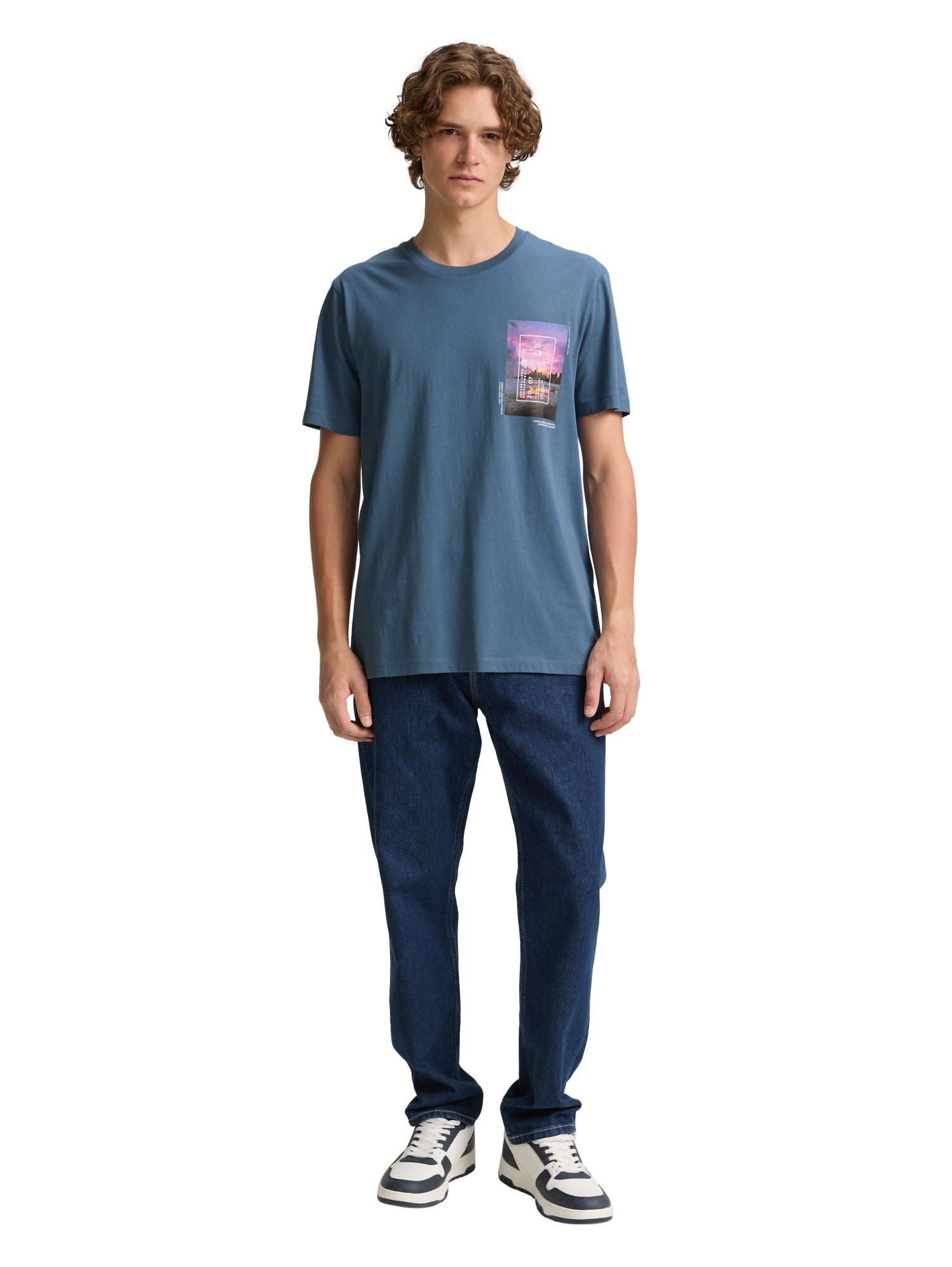 Tom Tailor Denim T-Shirts  blau