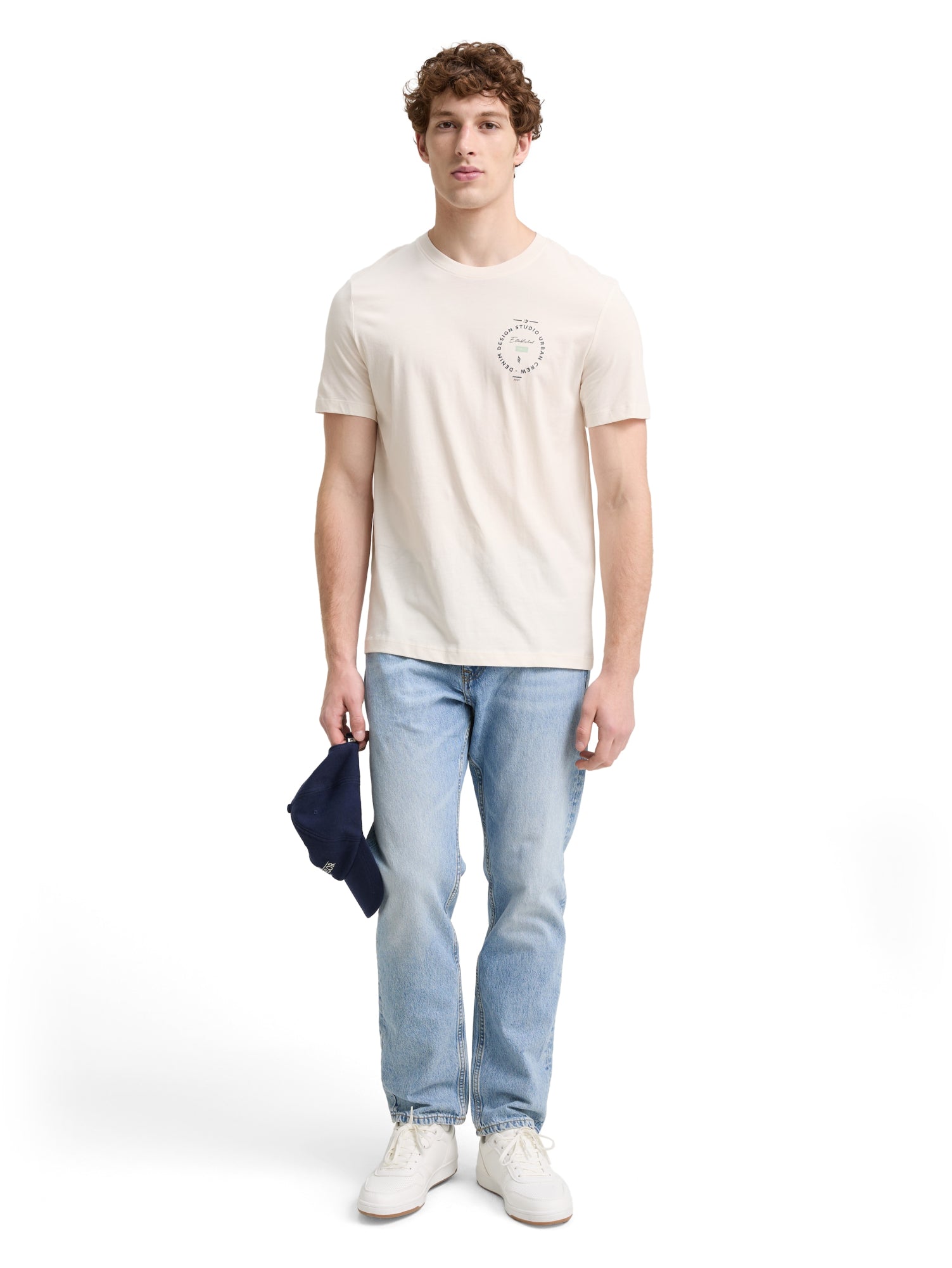 Tom Tailor Denim T-Shirts  creme