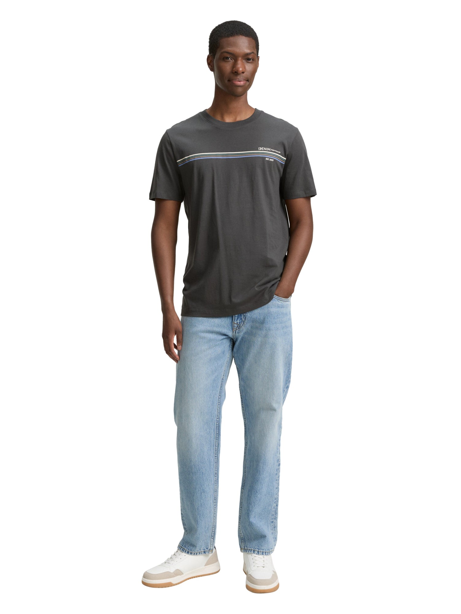 Tom Tailor Denim T-Shirts  dunkelgrau