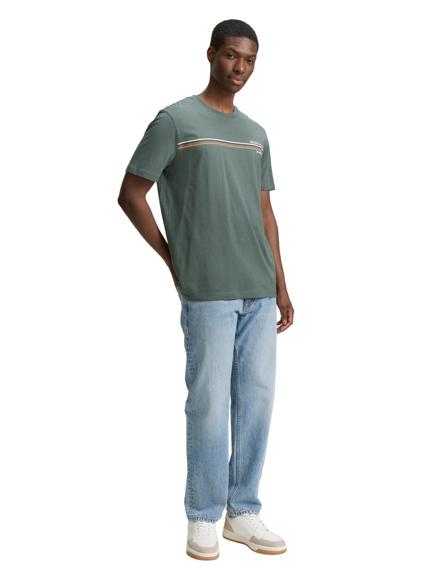 Tom Tailor Denim T-Shirts  grün