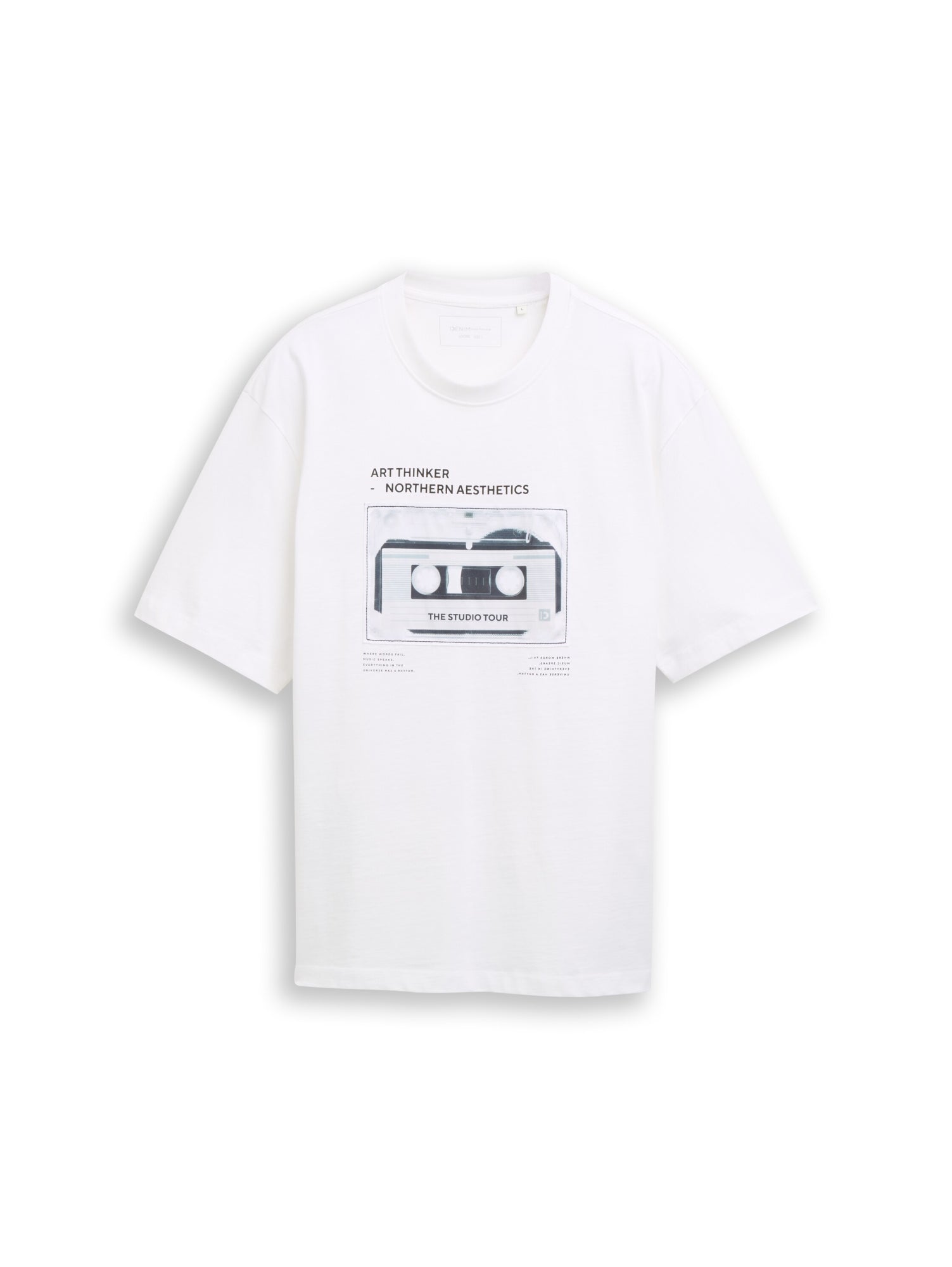 Tom Tailor Denim T-Shirts  weiß