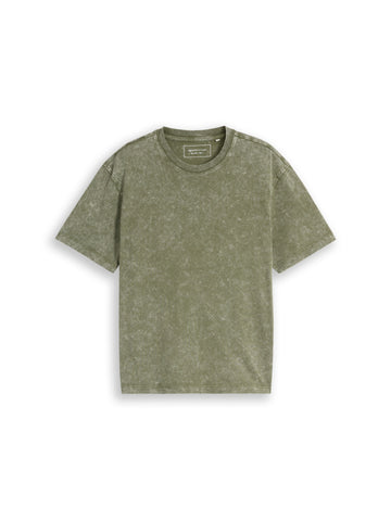 T-Shirt mit Washed-Out Effekt