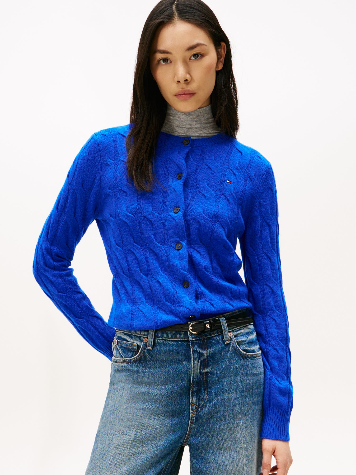 Tommy Hilfiger Strickjacken  blau