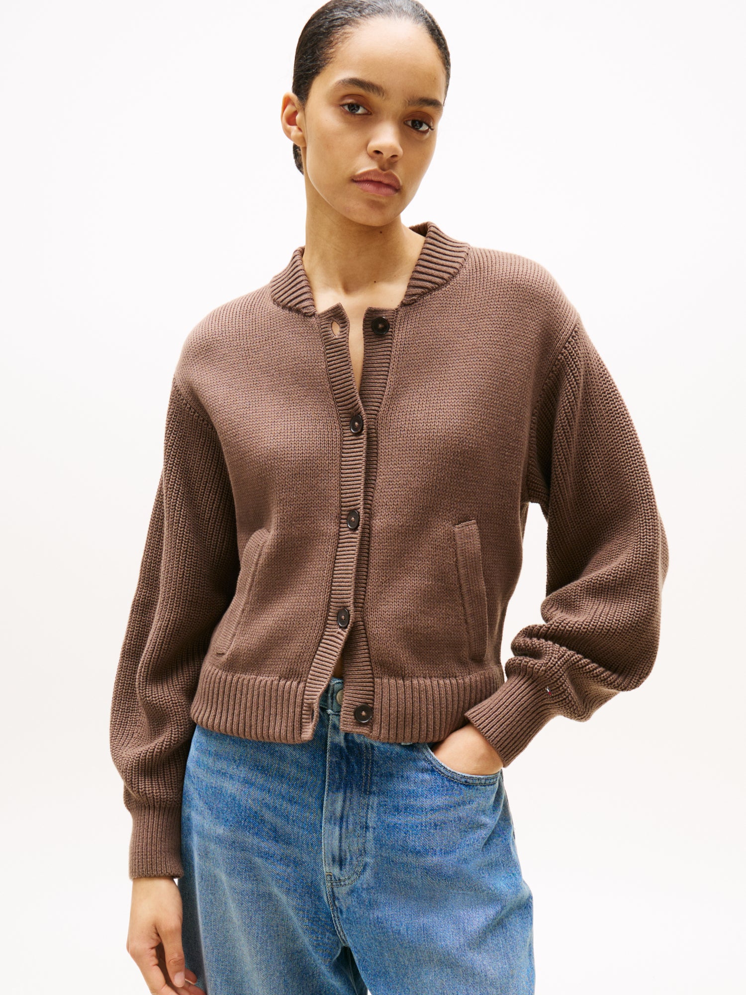 Tommy Hilfiger Strickjacken  braun