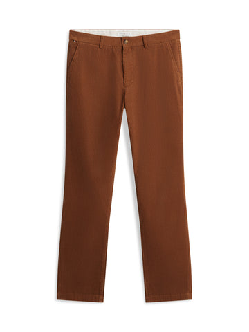 DENTON Slim Straight Leg Feincord-Chinos