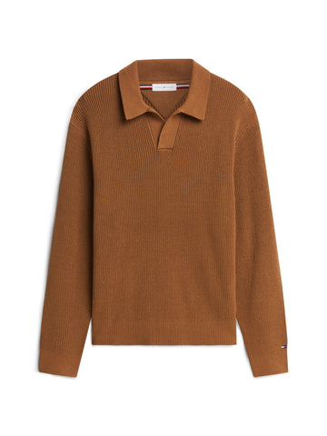 FISHERMAN RIB Pullover aus Wollmix