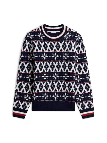 Fair Isle-Pullover aus Wollmix
