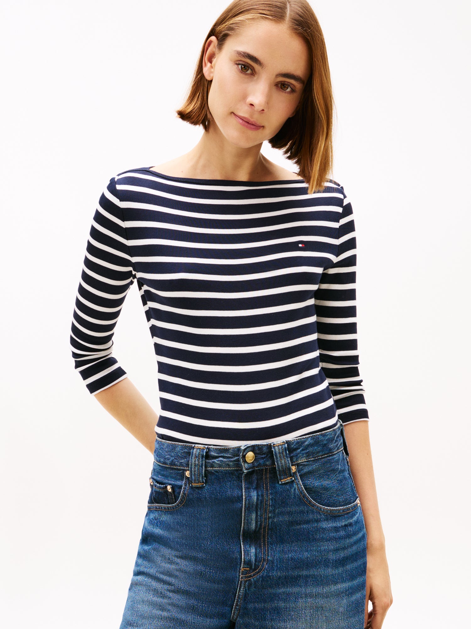 Tommy Hilfiger Langarmshirts  ecru