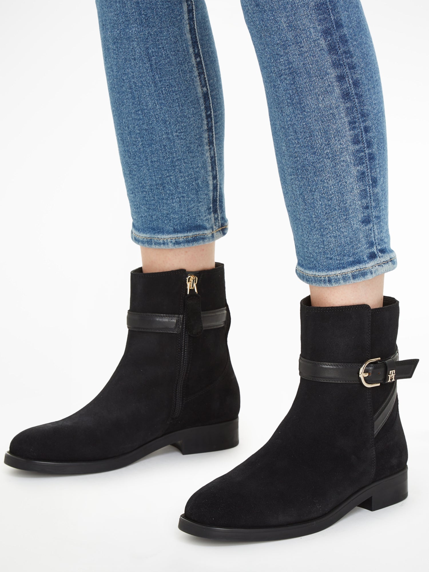Tommy Hilfiger Stiefeletten  schwarz