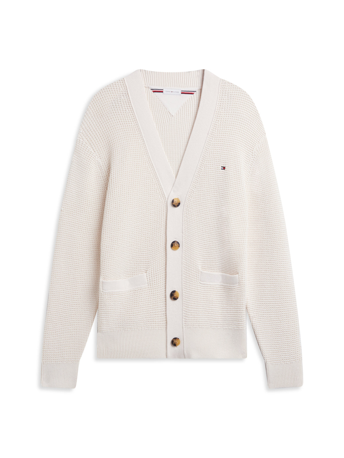 Tommy Hilfiger Strickjacken  creme