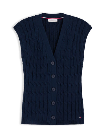 Zopfmuster-Cardigan