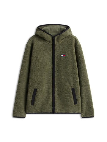 BADGE ZIP Teddy-Fleecejacke