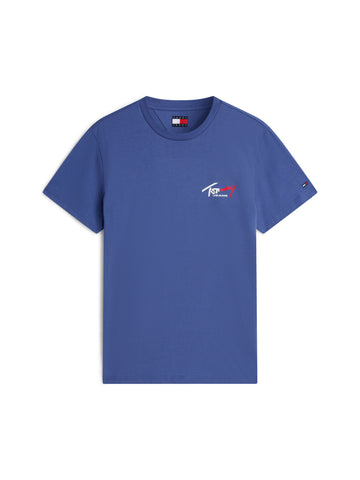 Basic Shirt mit kleinem Druck