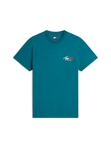 Basic Shirt mit kleinem Druck