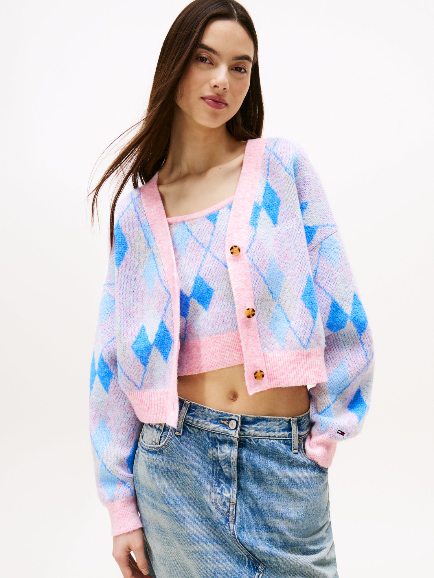 Tommy Jeans Strickjacken  bunt