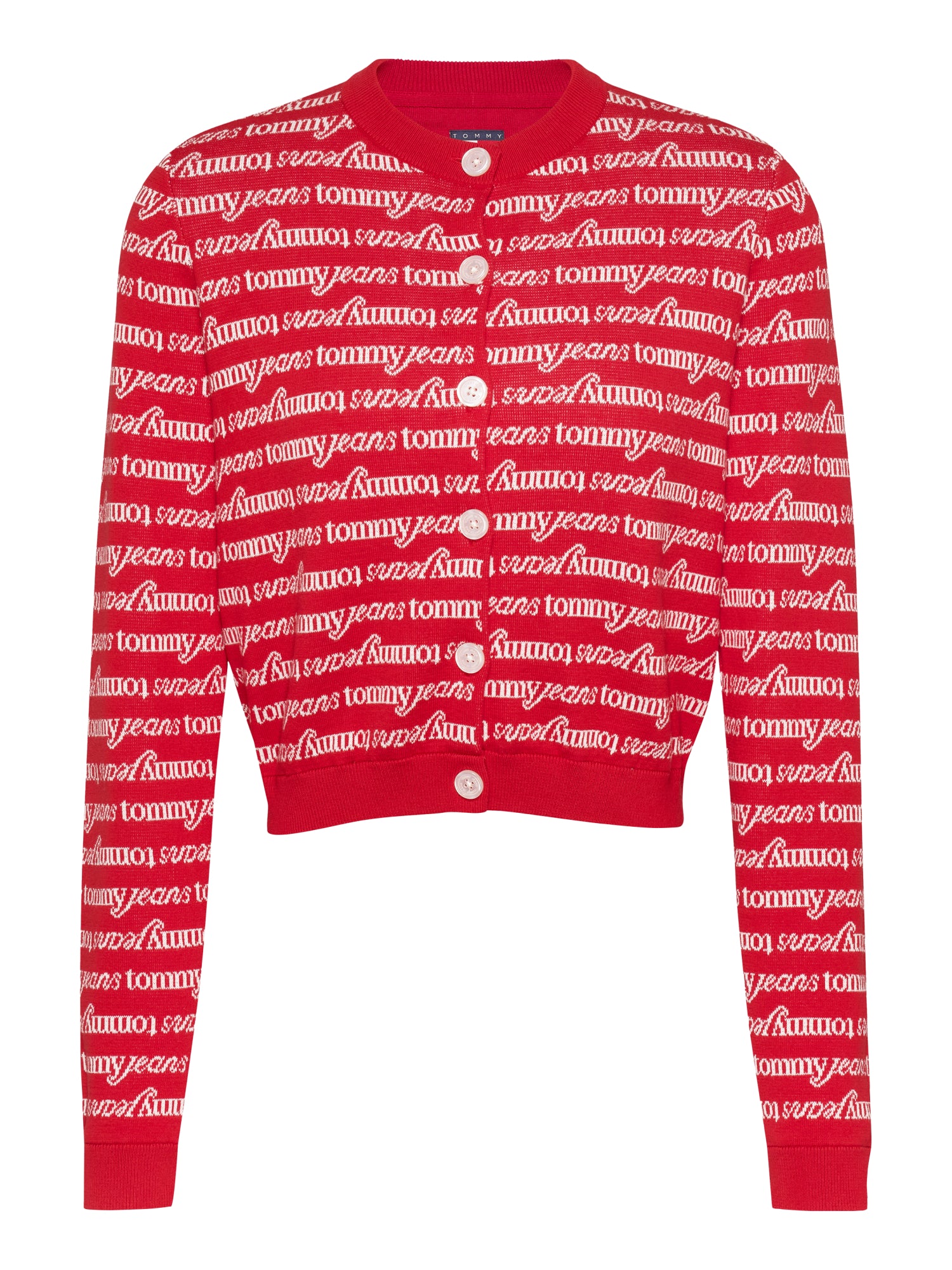Tommy Jeans Strickjacken  rot