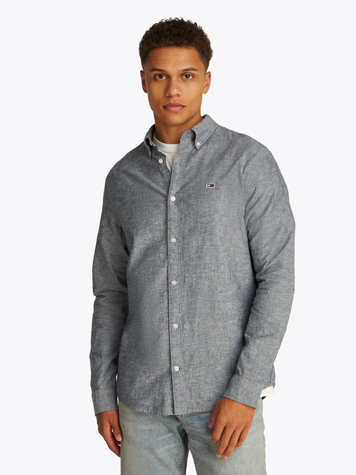 Tommy Jeans Hemden  grau