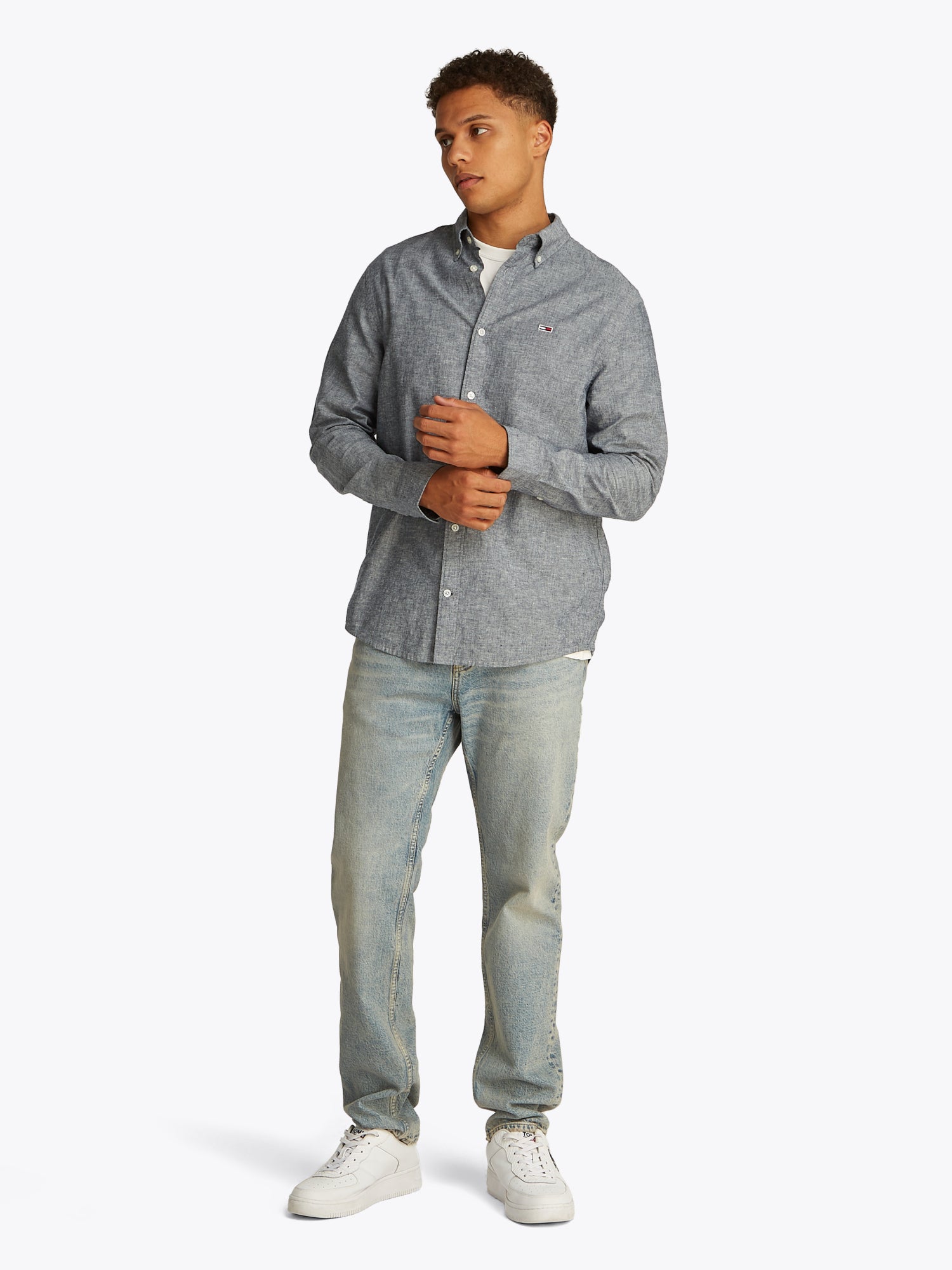 Tommy Jeans Hemden  grau