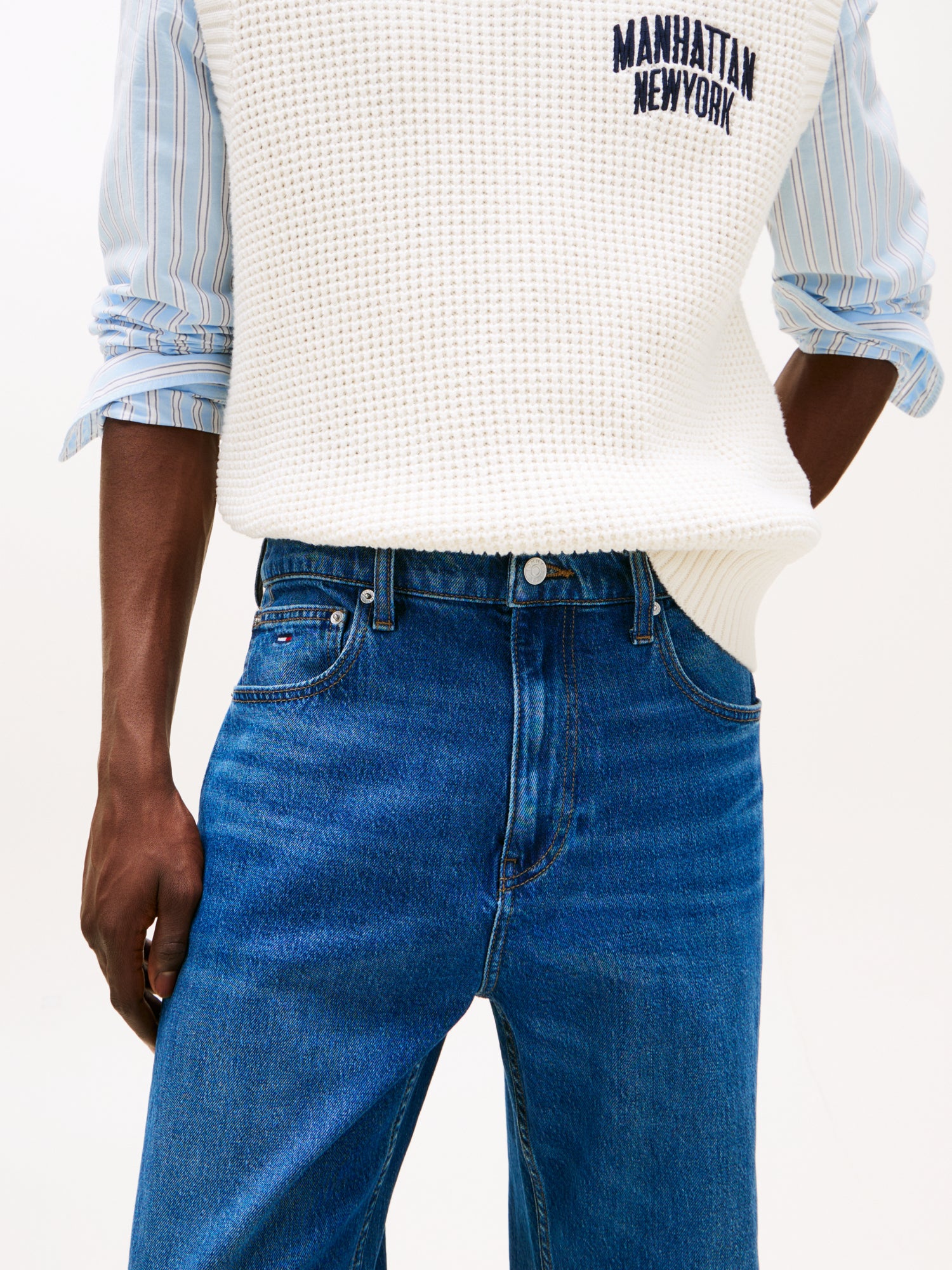 Tommy Jeans Relaxed Fit  blau