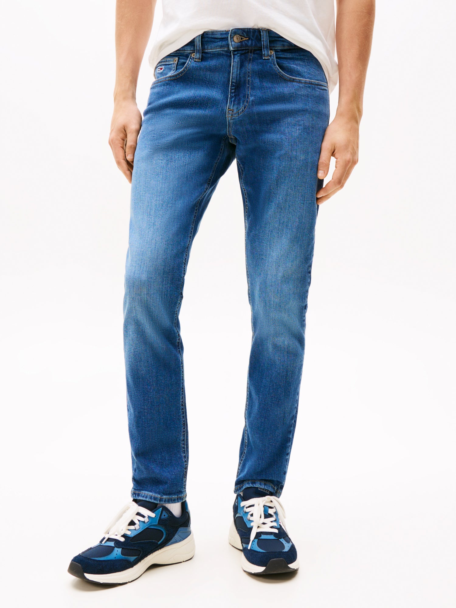 Tommy Jeans Skinny, Slim  dunkelblau