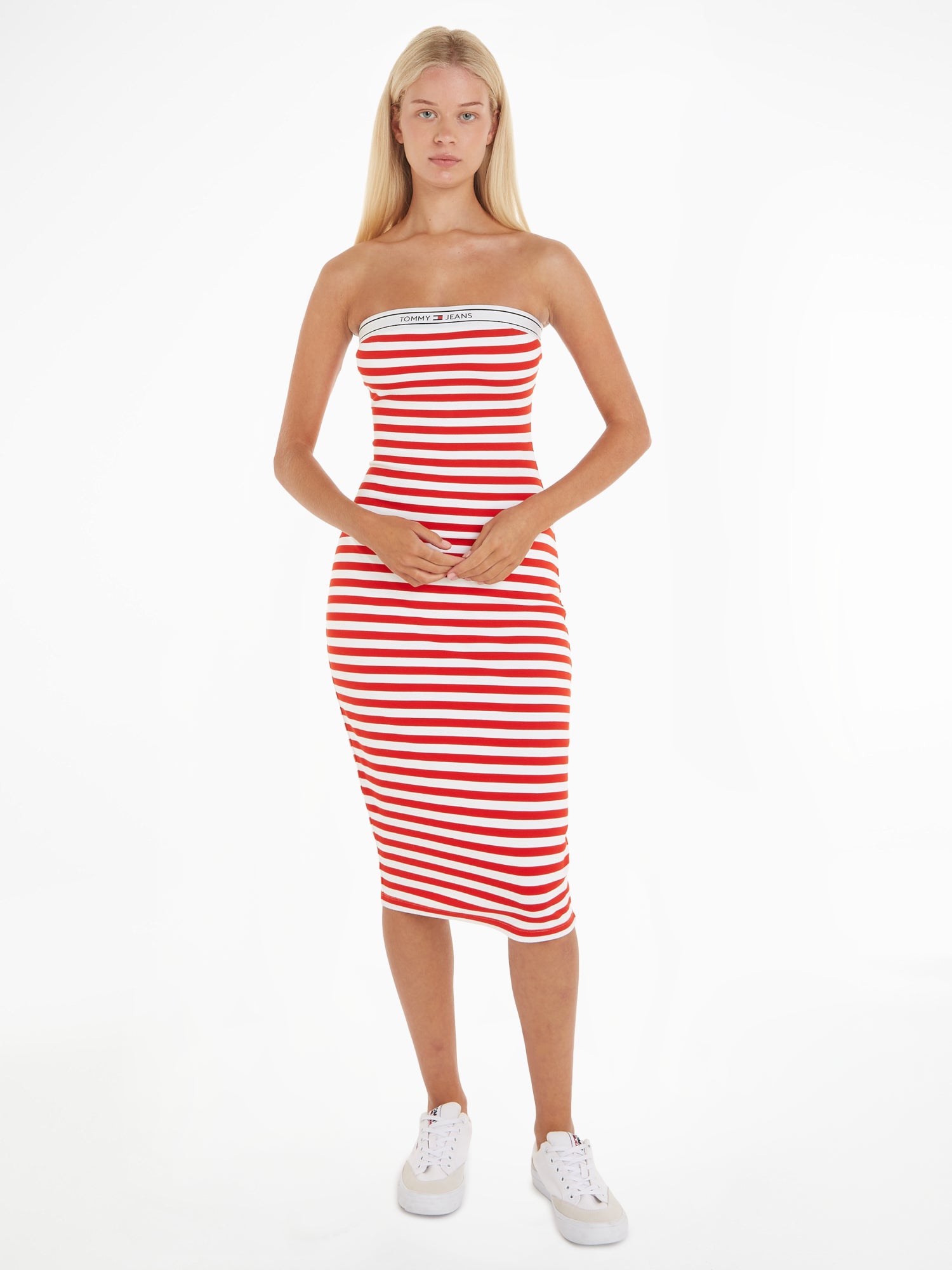 Tommy Jeans Freizeitkleider  rot