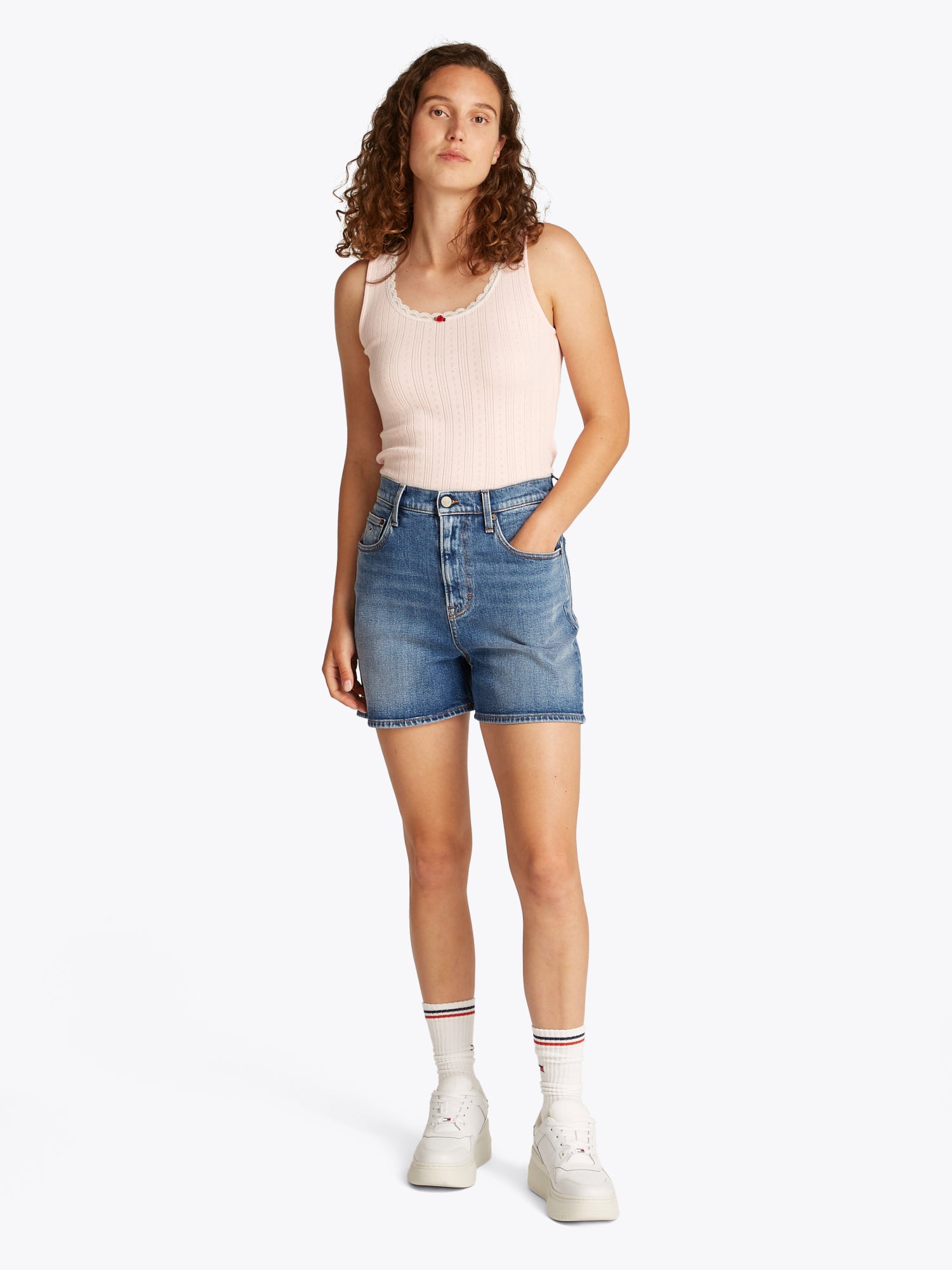 Tommy Jeans Jeansshorts  blau