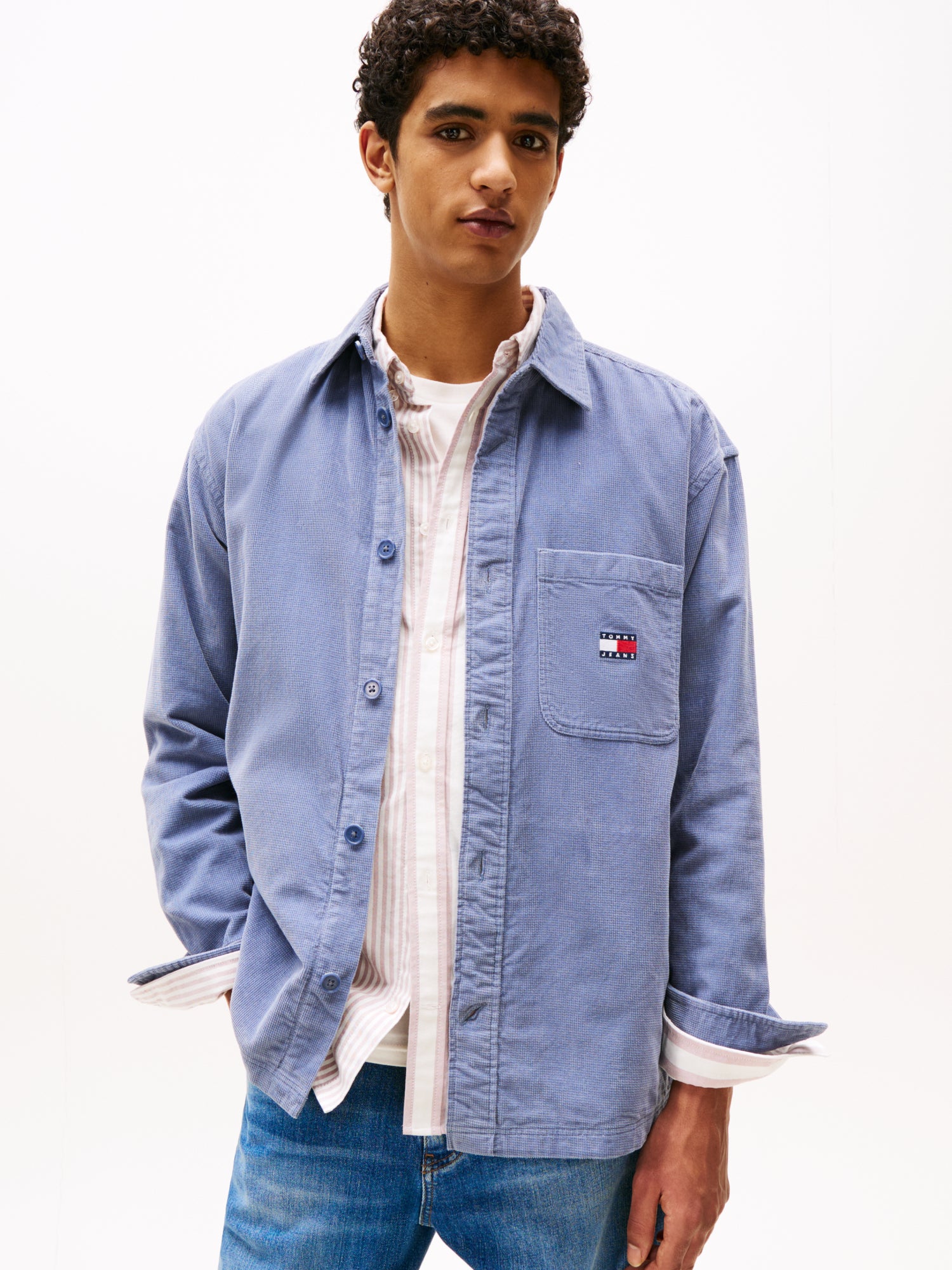 Tommy Jeans Hemden  blau
